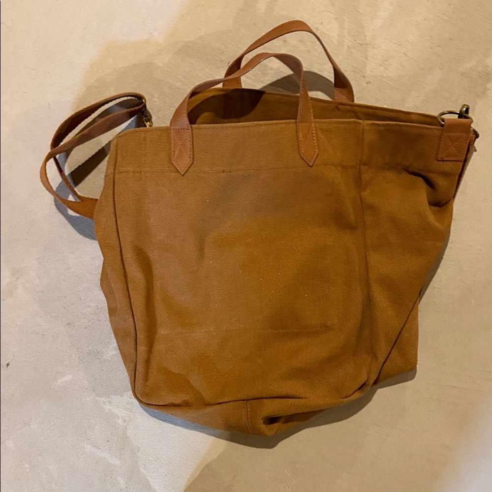 Brown Canvas Tote Bag